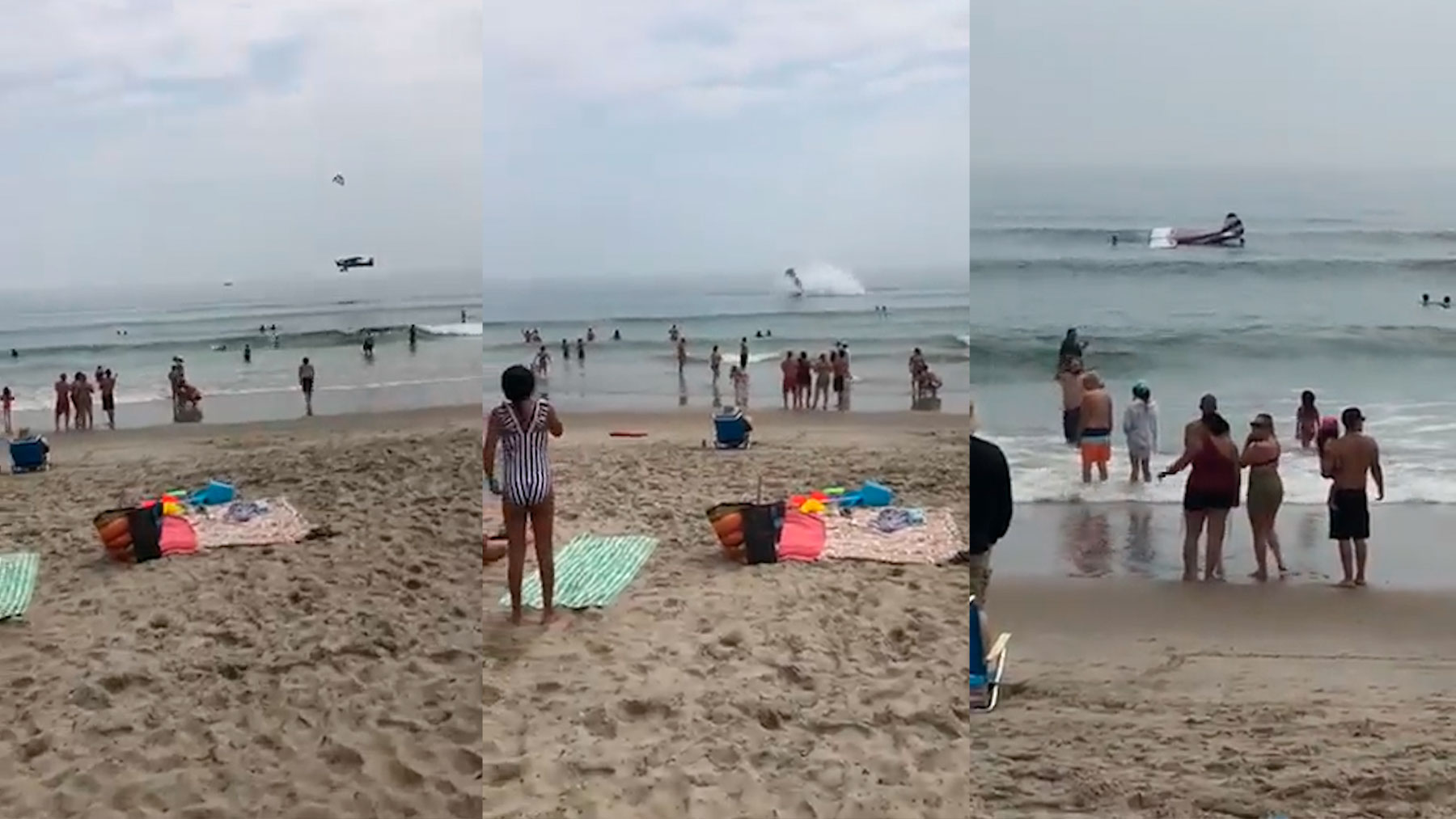 Una avioneta se estrella en una playa de New Hampshire