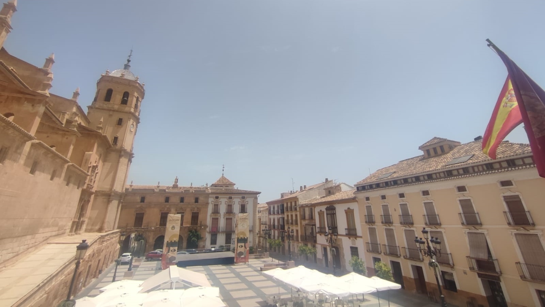 Plaza de España de Lorca (Foto: Europa Press).