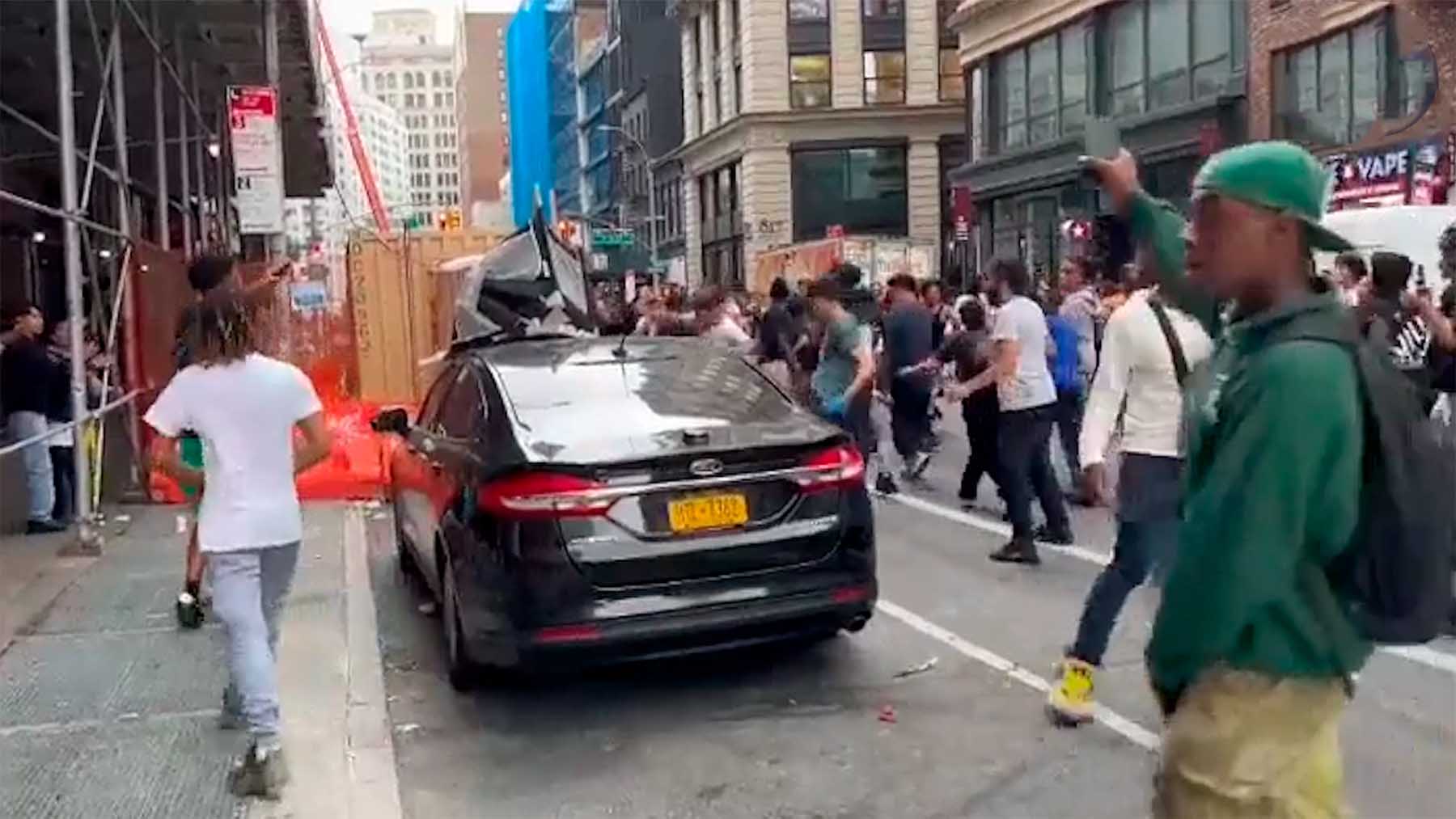 Disturbios en Nueva York