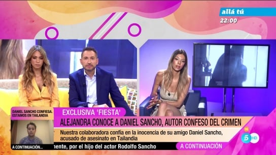 Alejandra Rubio ha podido hablar con los amigos de Daniel Sancho