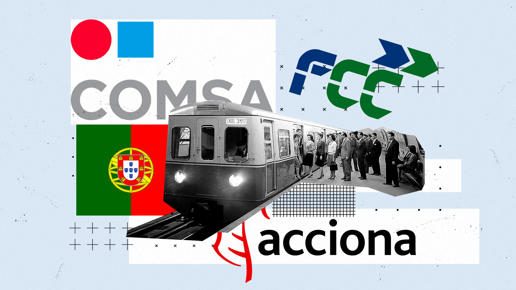 FCC, Acciona y Comsa han pujado por la ampliación del metro de Lisboa
