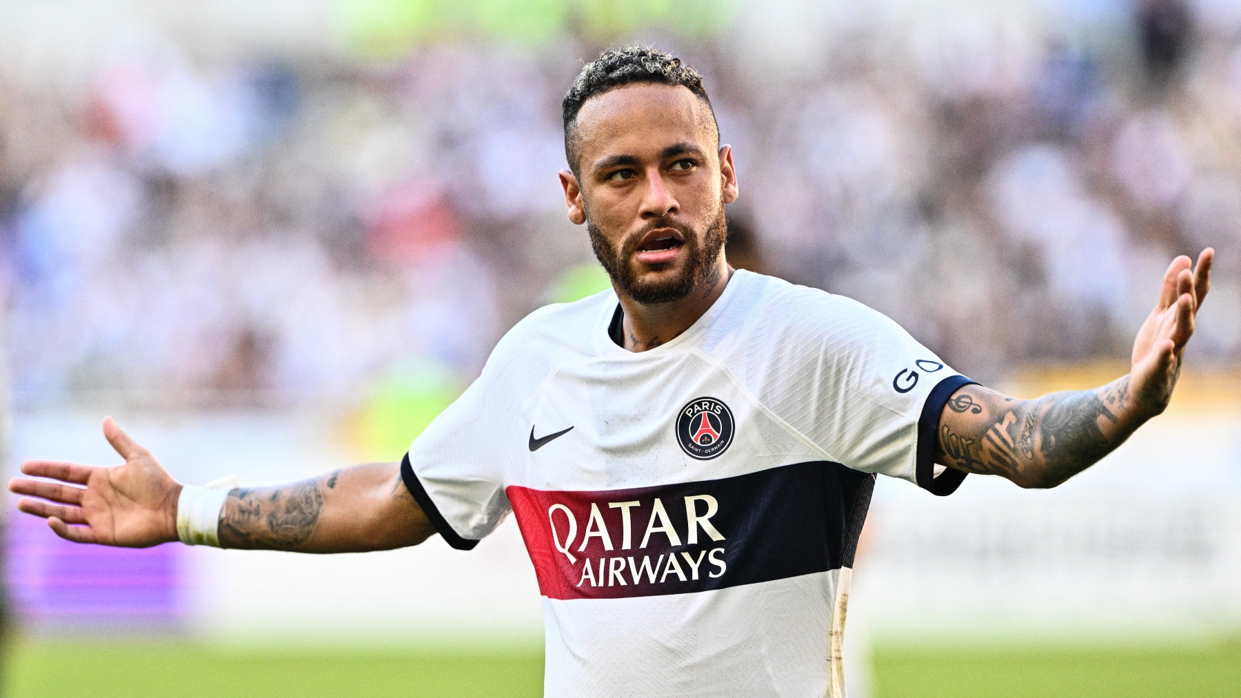 Neymar, esta pretemporada con el PSG. (AFP)