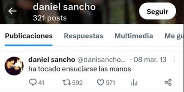Daniel Sancho.