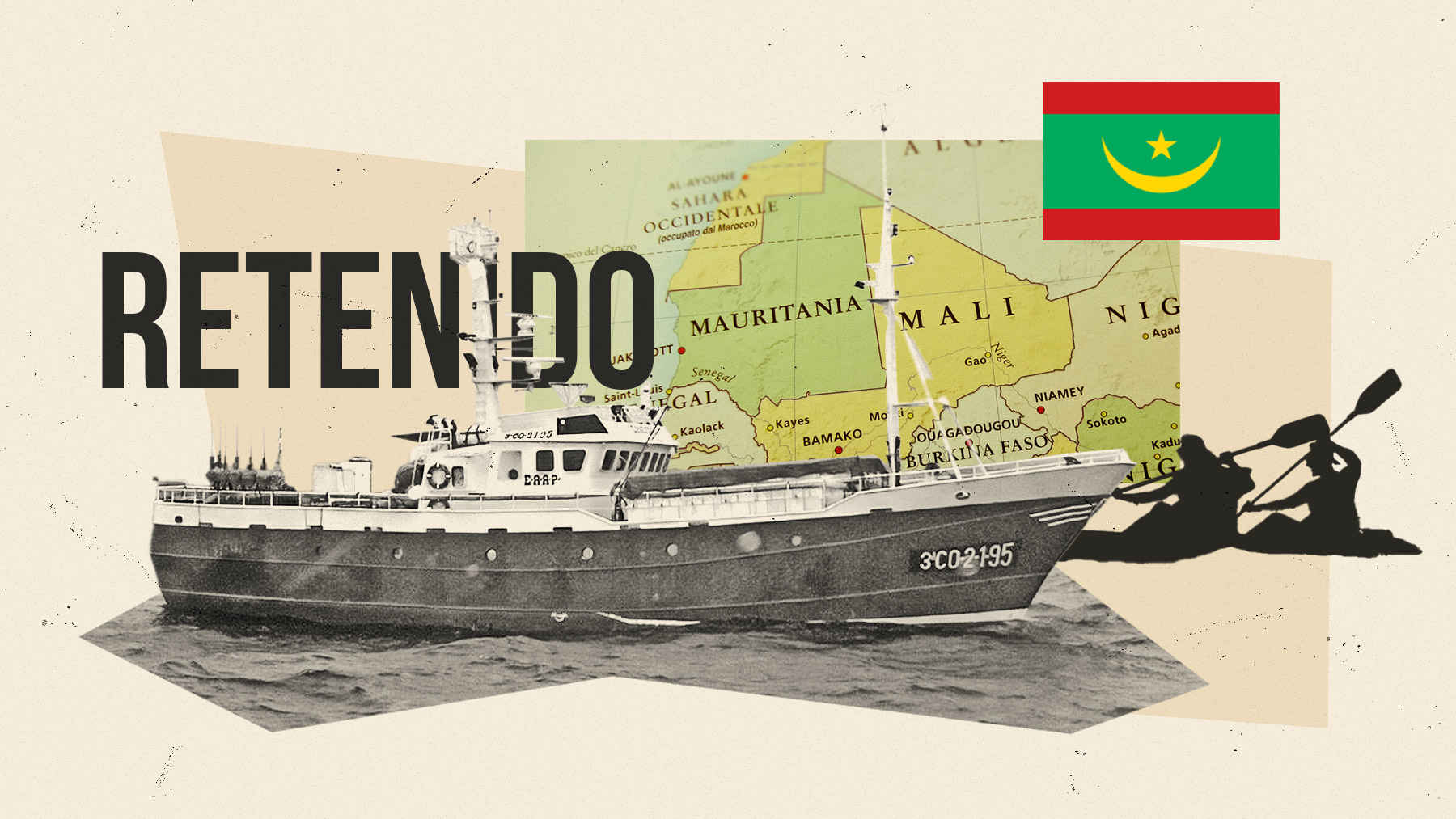 Un patrón de pesca de Huelva lleva 25 días retenido en Mauritania acusado de provocar la muerte de cuatro marineros.