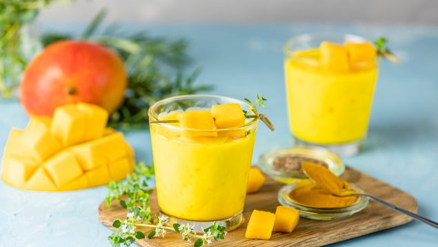 Curd de Mango, batido de mango