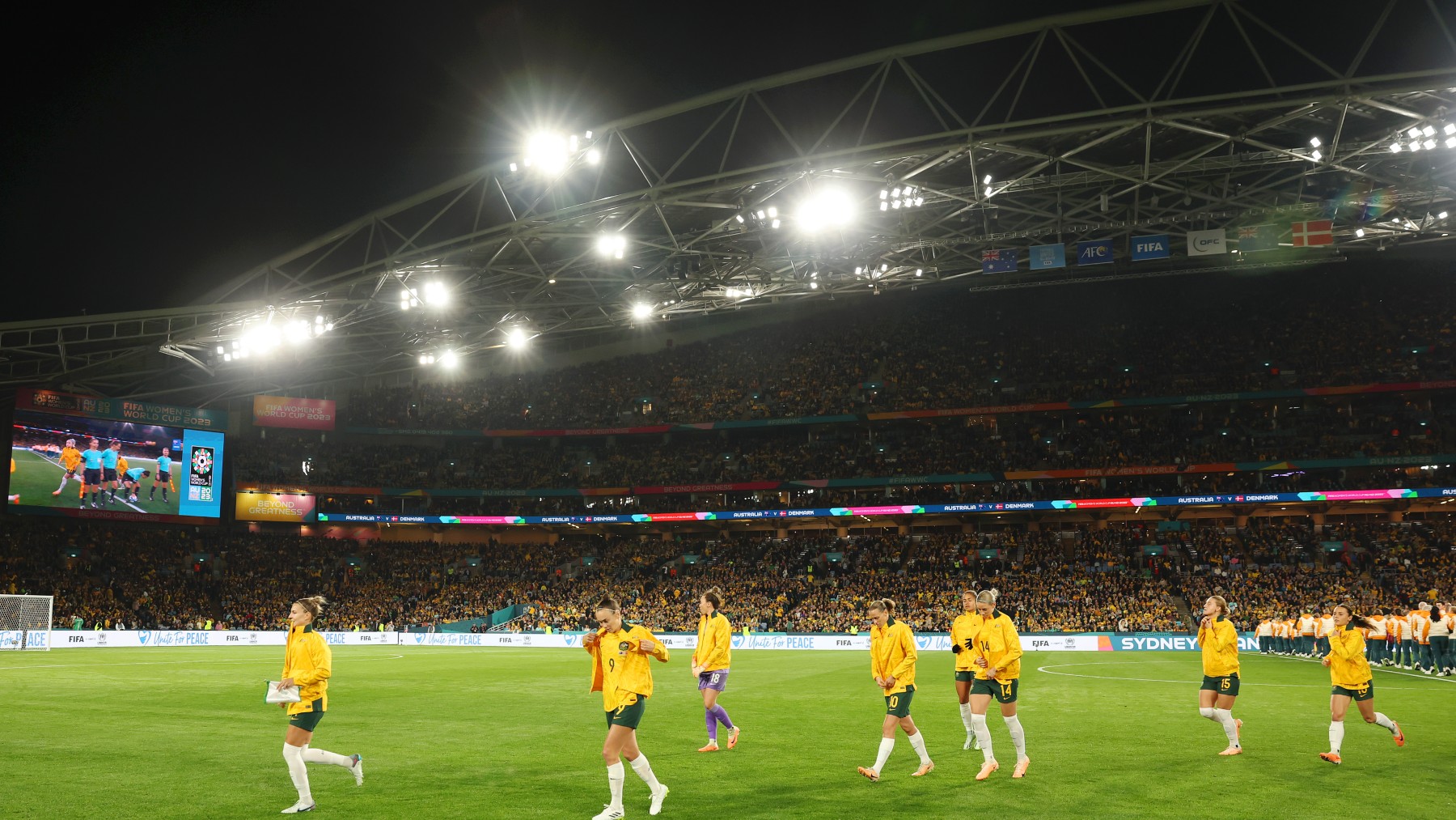 El Estadio de Australia, antes de un partido del Mundial Femenino 2023. (Getty)