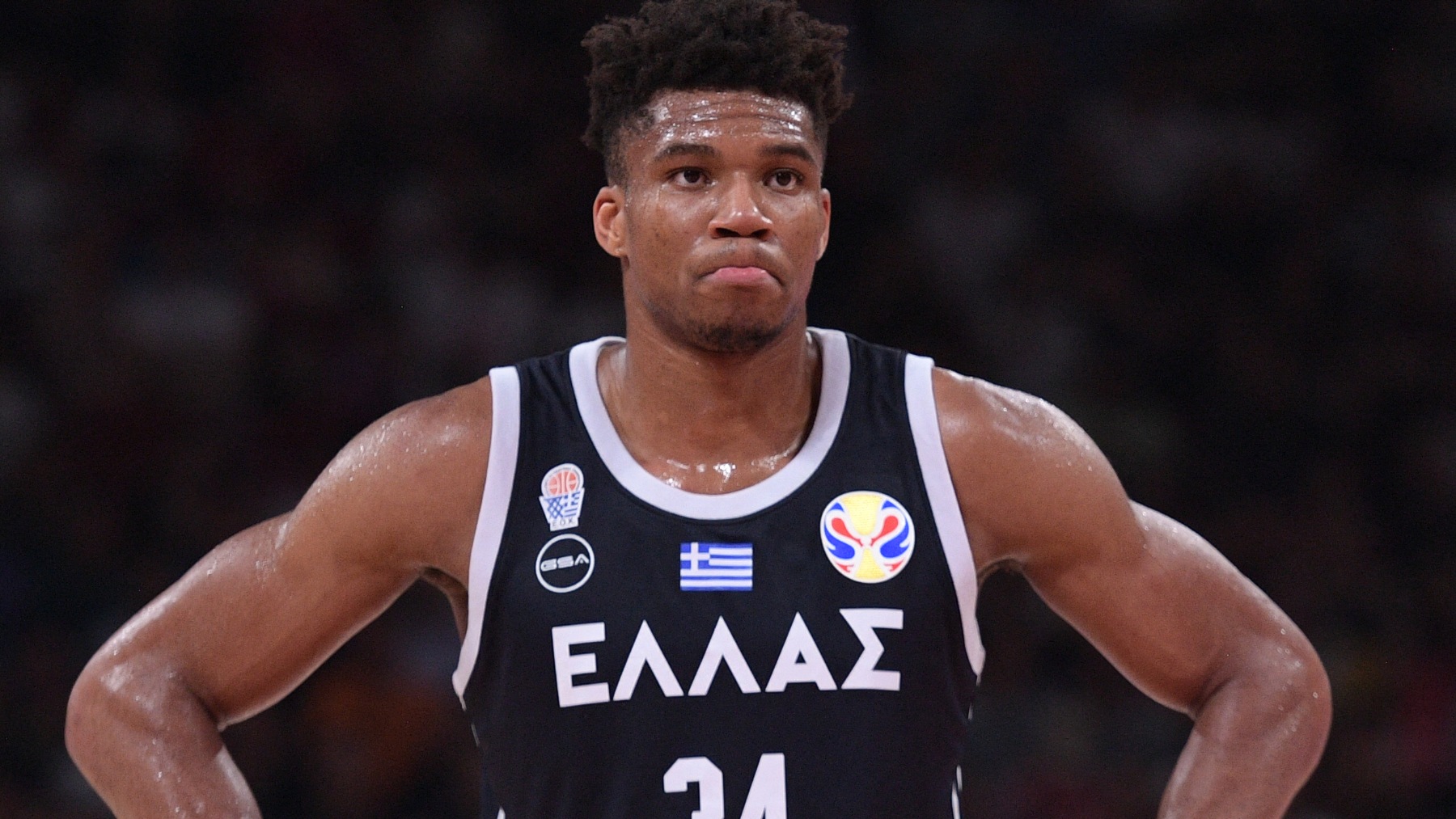 Antetokounmpo con la selección griega. (Getty)