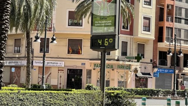 El aeropuerto de Valencia destroza el récord histórico de temperaturas al registrar 46,8 grados