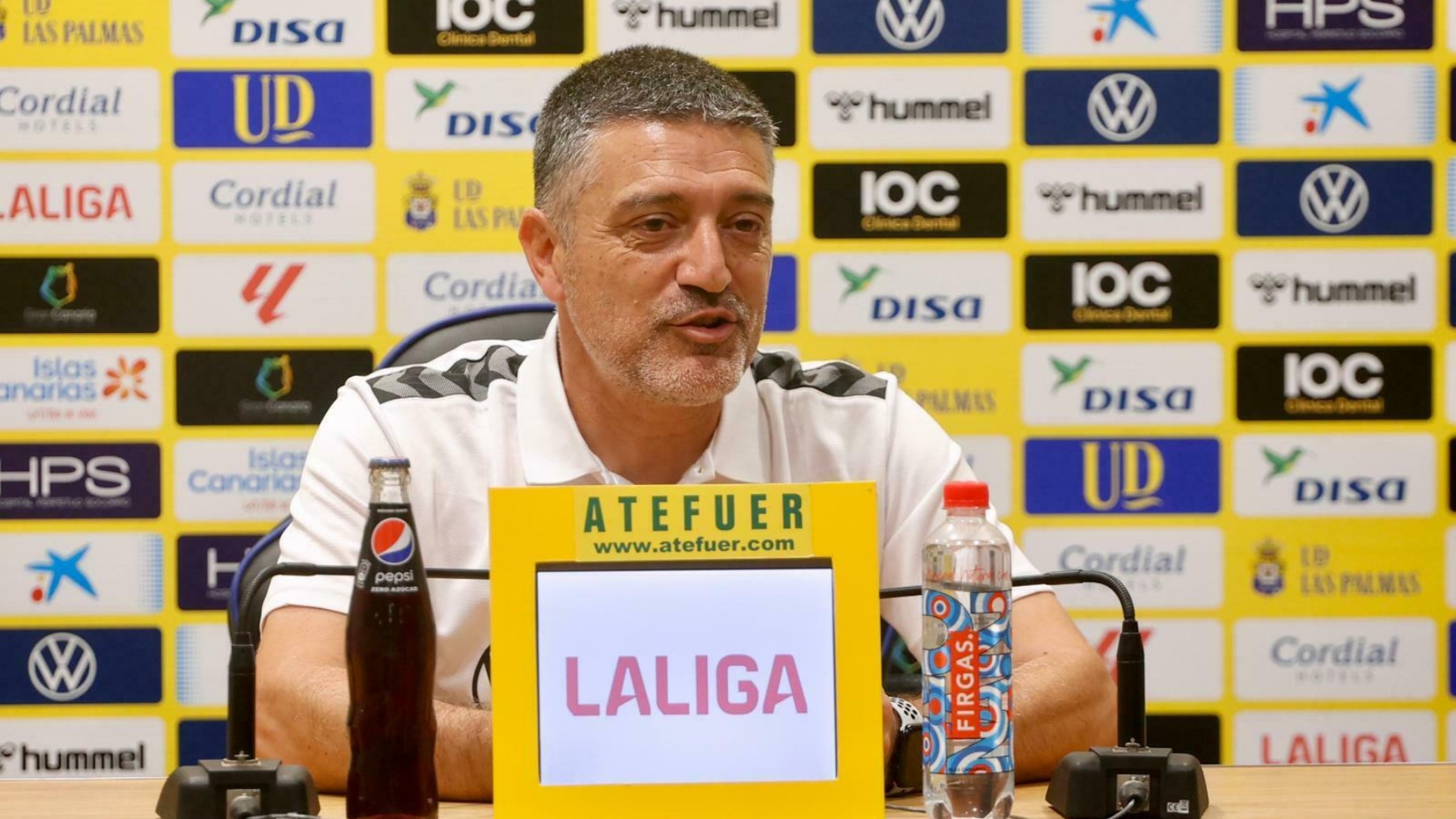 García Pimienta, entrenador de Las Palmas.