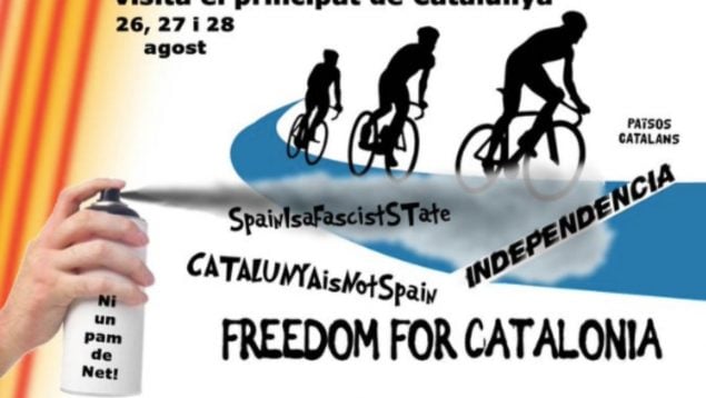 Los CDR llaman a boicotear la Vuelta ciclista a su paso por Cataluña: «No es bienvenida»