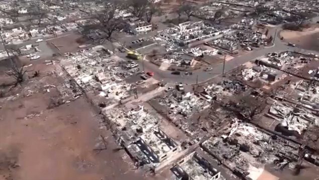 Aumenta a 93 el número oficial de muertos en los incendios de Hawái