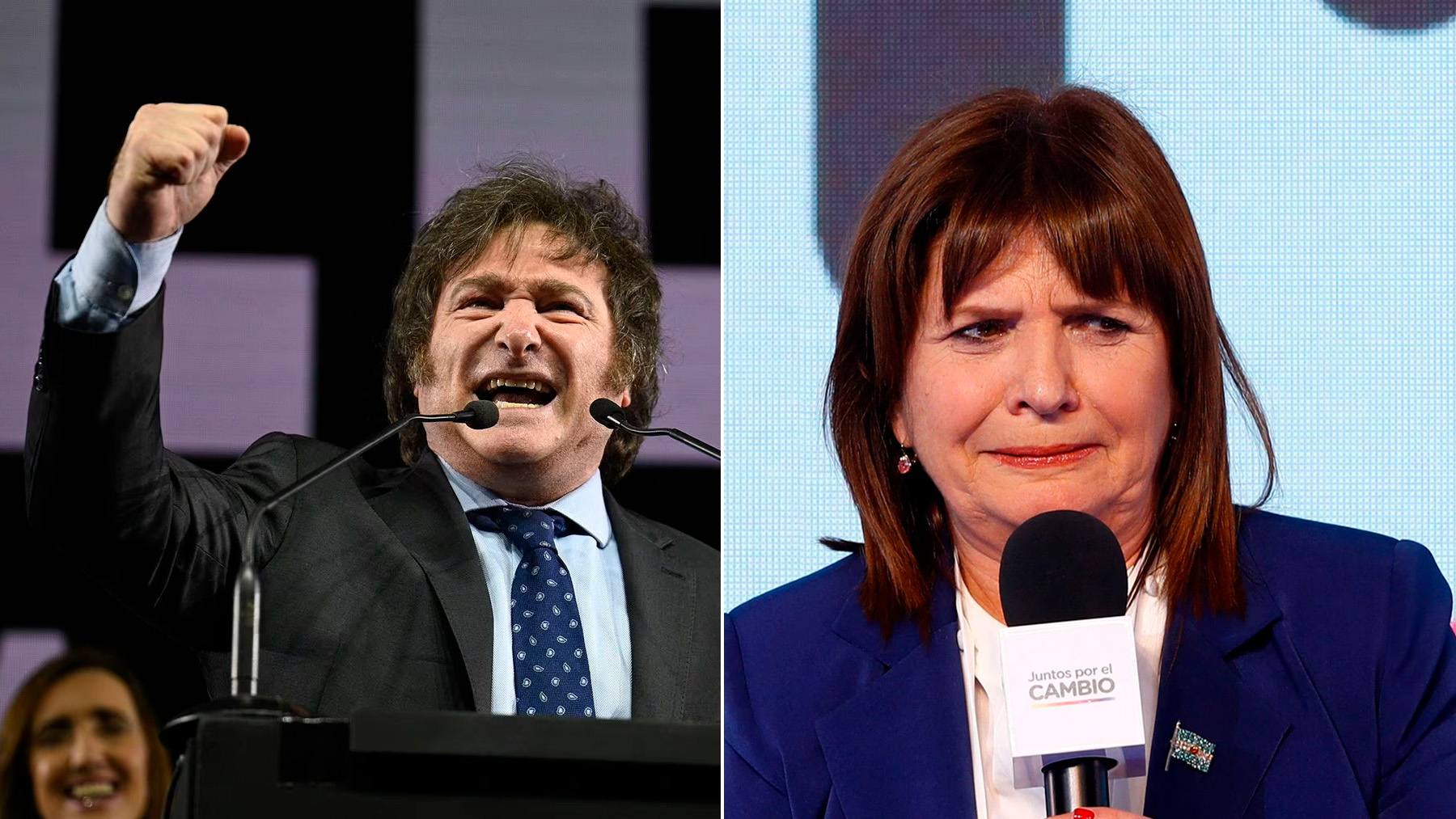 Javier Milei y Patricia Bullrich