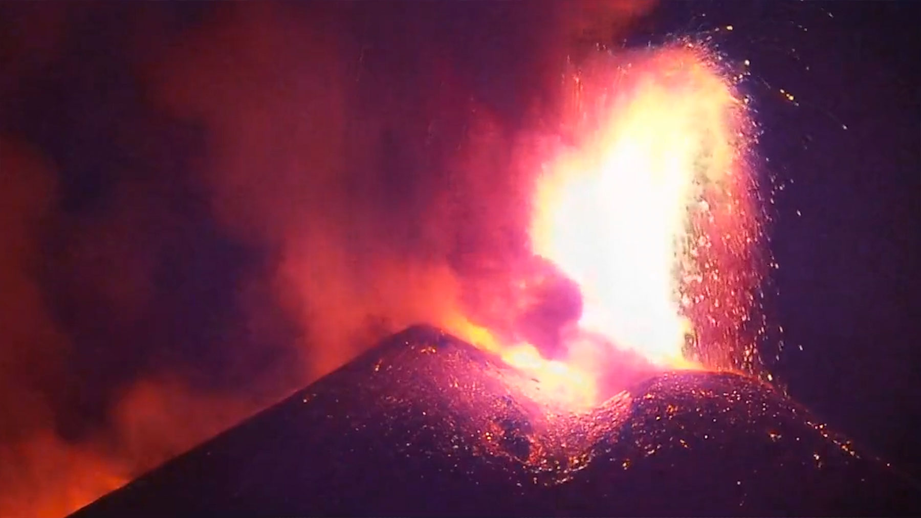 Erupción del volcán Etna