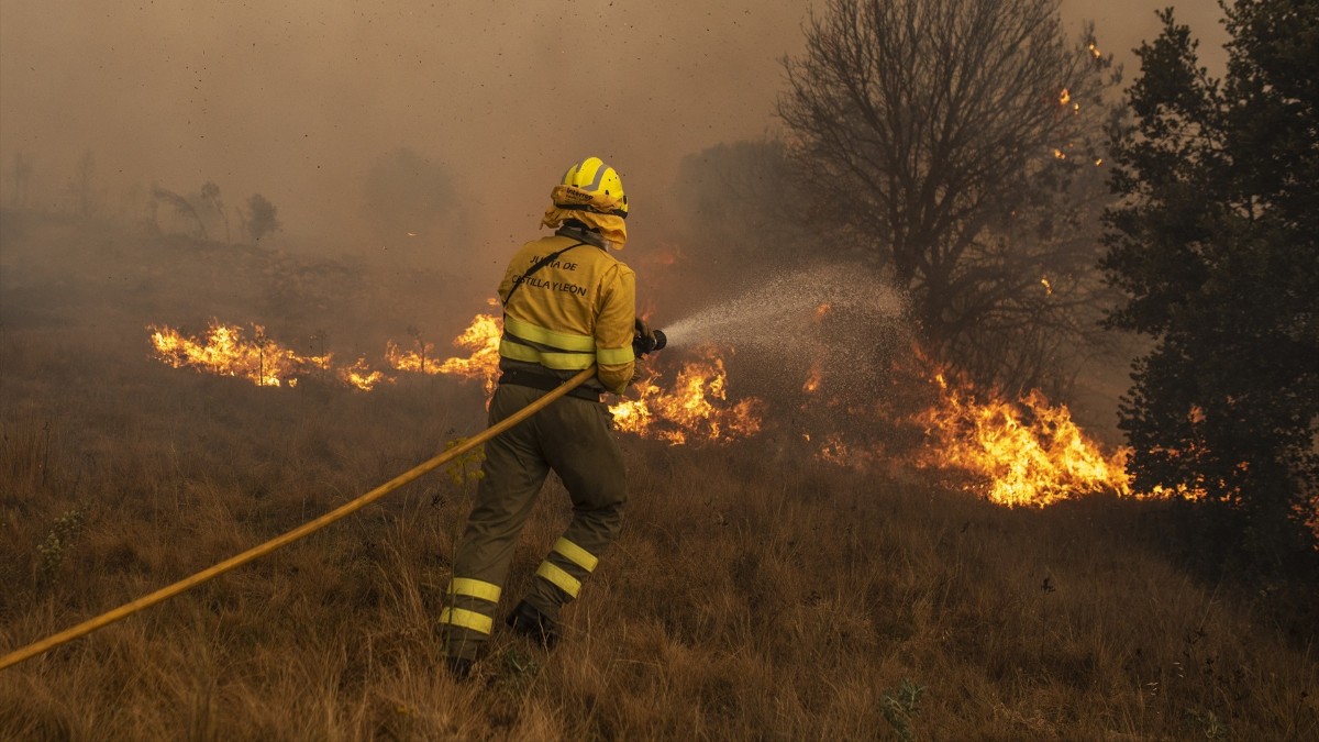 Según el ministerio la superficie quemada en España es menor que en los siete primeros meses de 2022