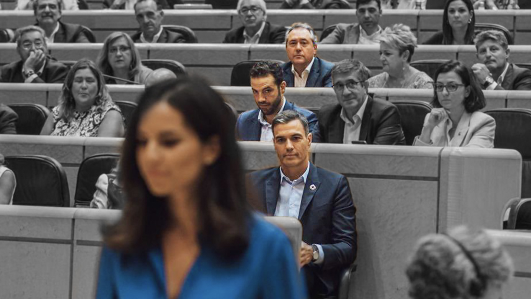 Las miradas libidinosas desde la bancada del PSOE a Pepa Millán.