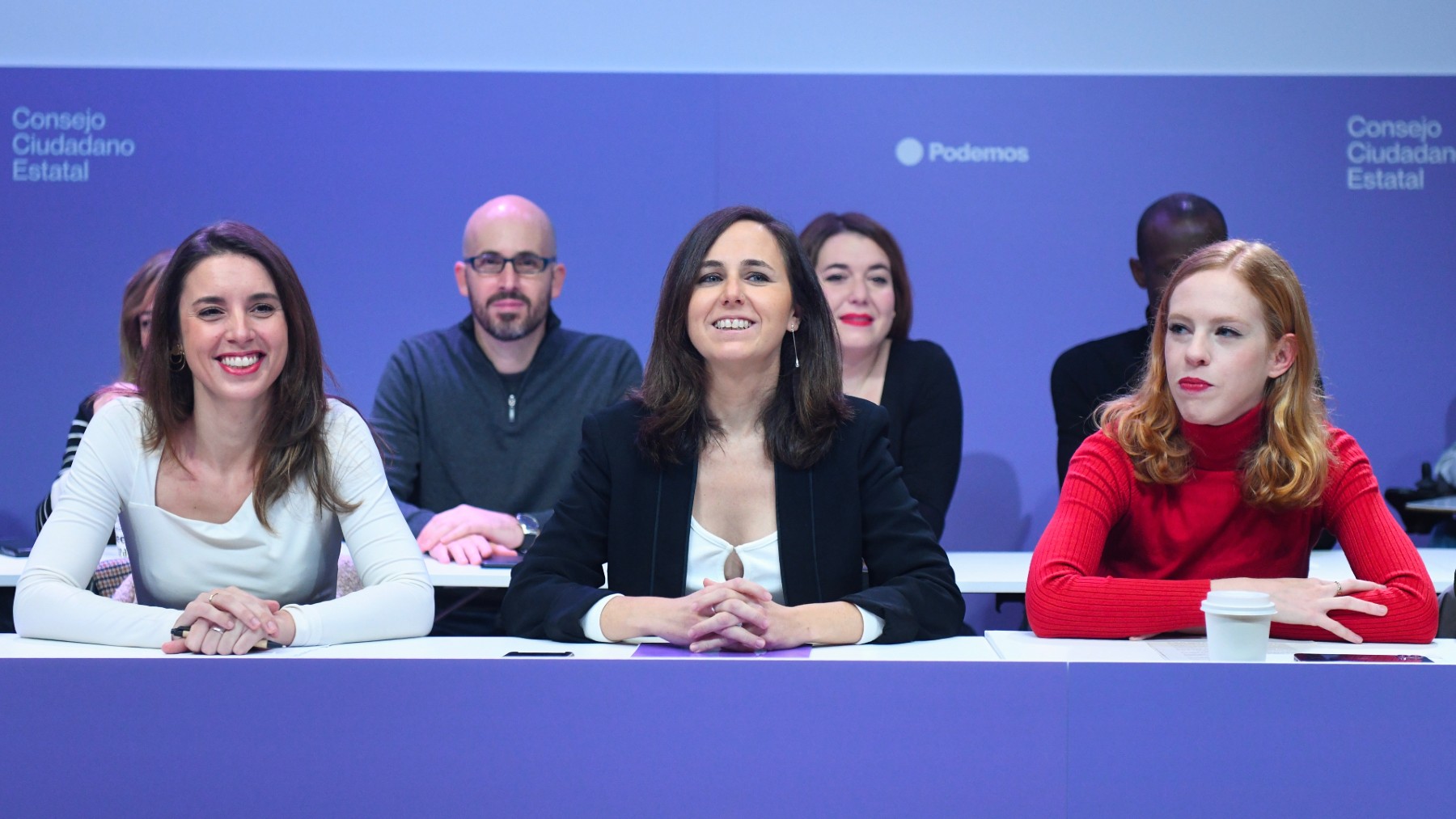 La dirección de Podemos. (Foto: EP)