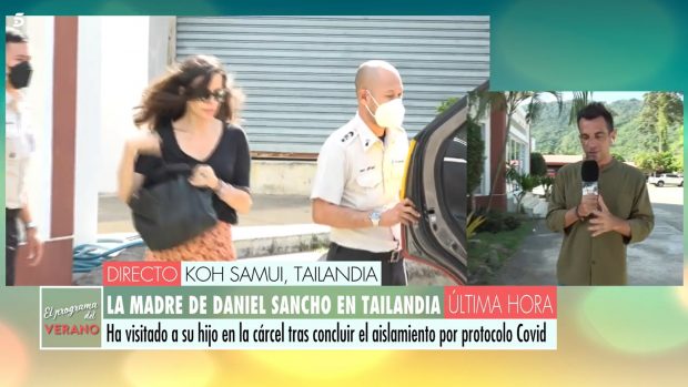 Silvia Bronchalo a la salida de la primesa visita a su hijo Daniel Sancho en la cárcel