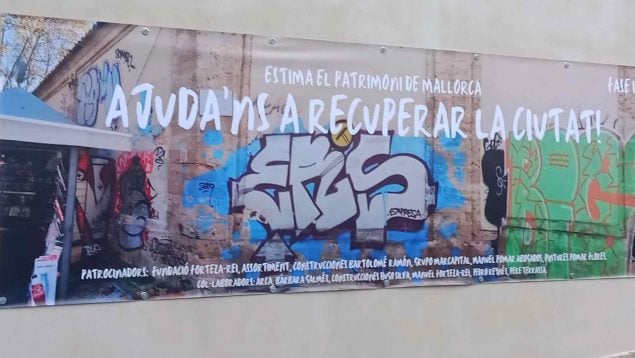Palma pintadas vandálicas