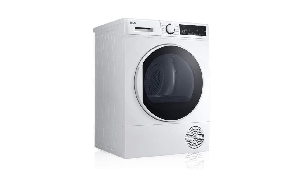 Secadora de ropa LG con clase de eficiencia energética A++