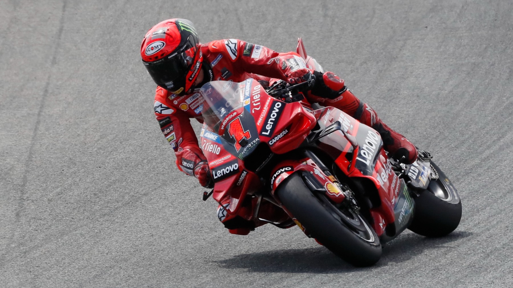 Pecco Bagnaia durante el GP de Austria. (EFE)