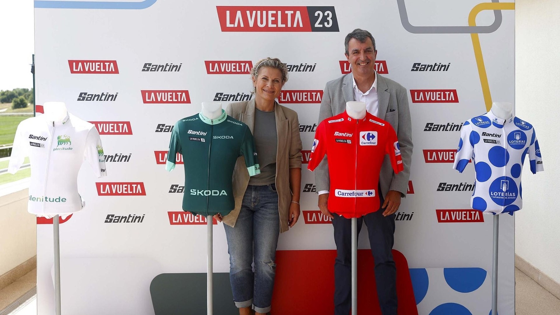 Presentación de los maillots de La Vuelta a España 2023. (Europa Press)