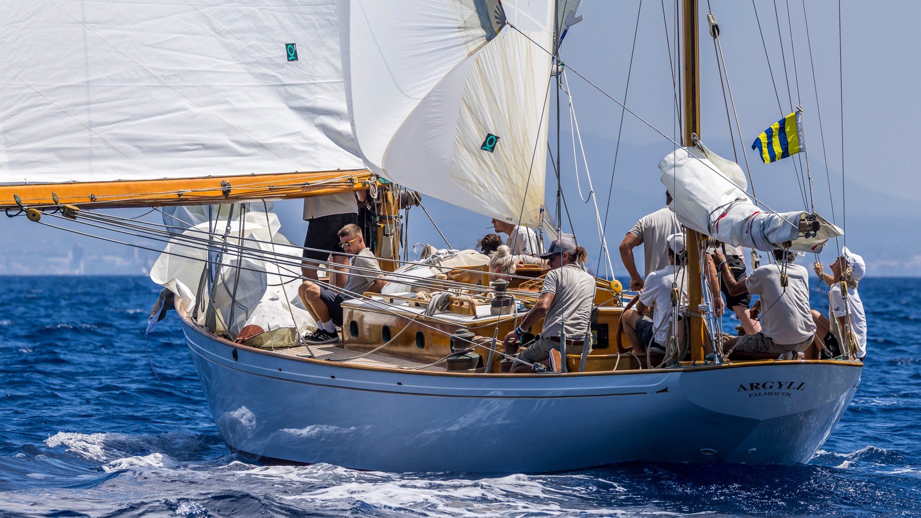 El Argyll, en plena regata