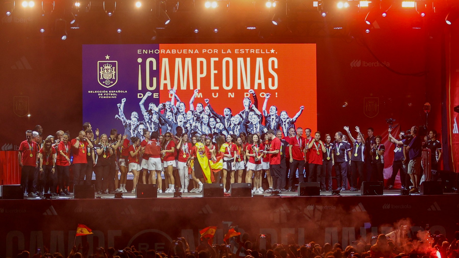 España celebró el Mundial femenino. (EFE)