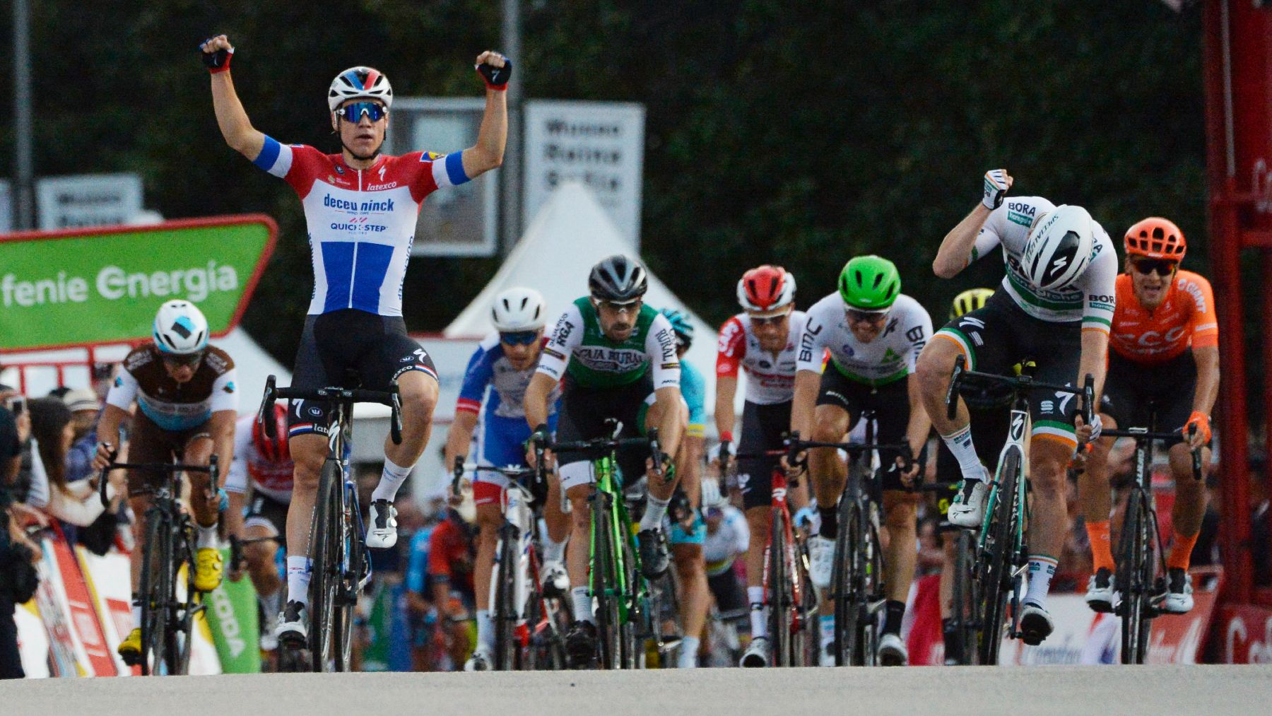 Final de una etapa de la Vuelta Ciclista a España. (Europa Press)