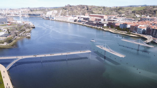 OHLA participa en las obras de un puente peatonal en País Vasco por un importe de 25,4 millones de euros