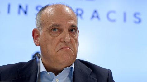 Javier Tebas, presidente de la Liga. (AFP)
