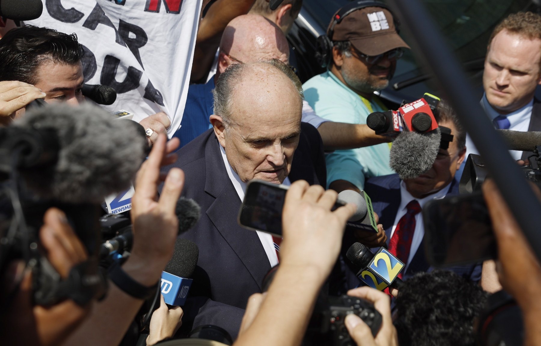 El ex alcalde de Nueva York y abogado de Donald Trump, Rudy Giuliani.