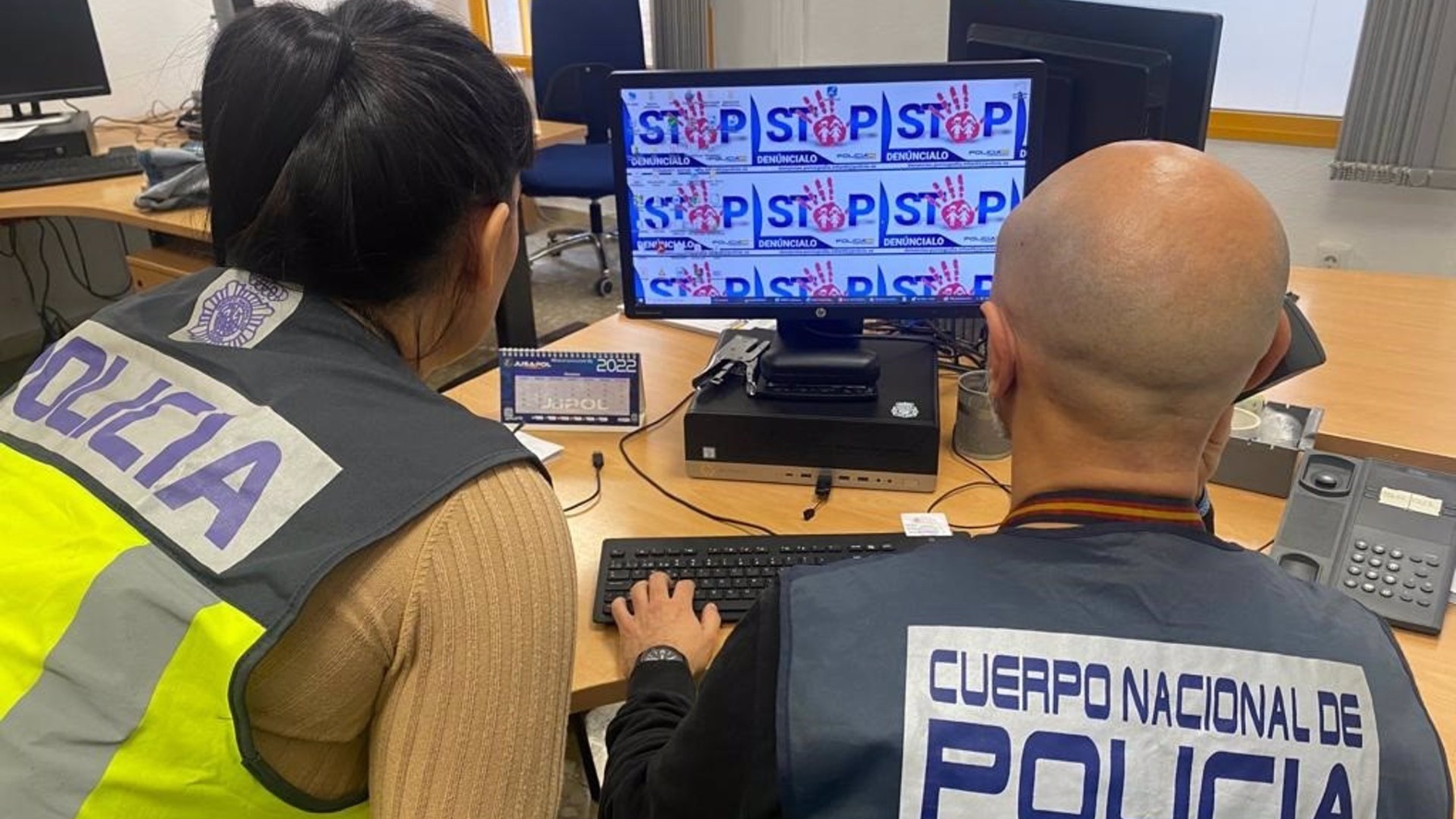 Una charla de la Policía en un colegio de Málaga acaba con la detención de un pedófilo (POLICÍA NACIONAL).