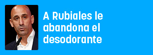 A Rubiales le abandona el desodorante