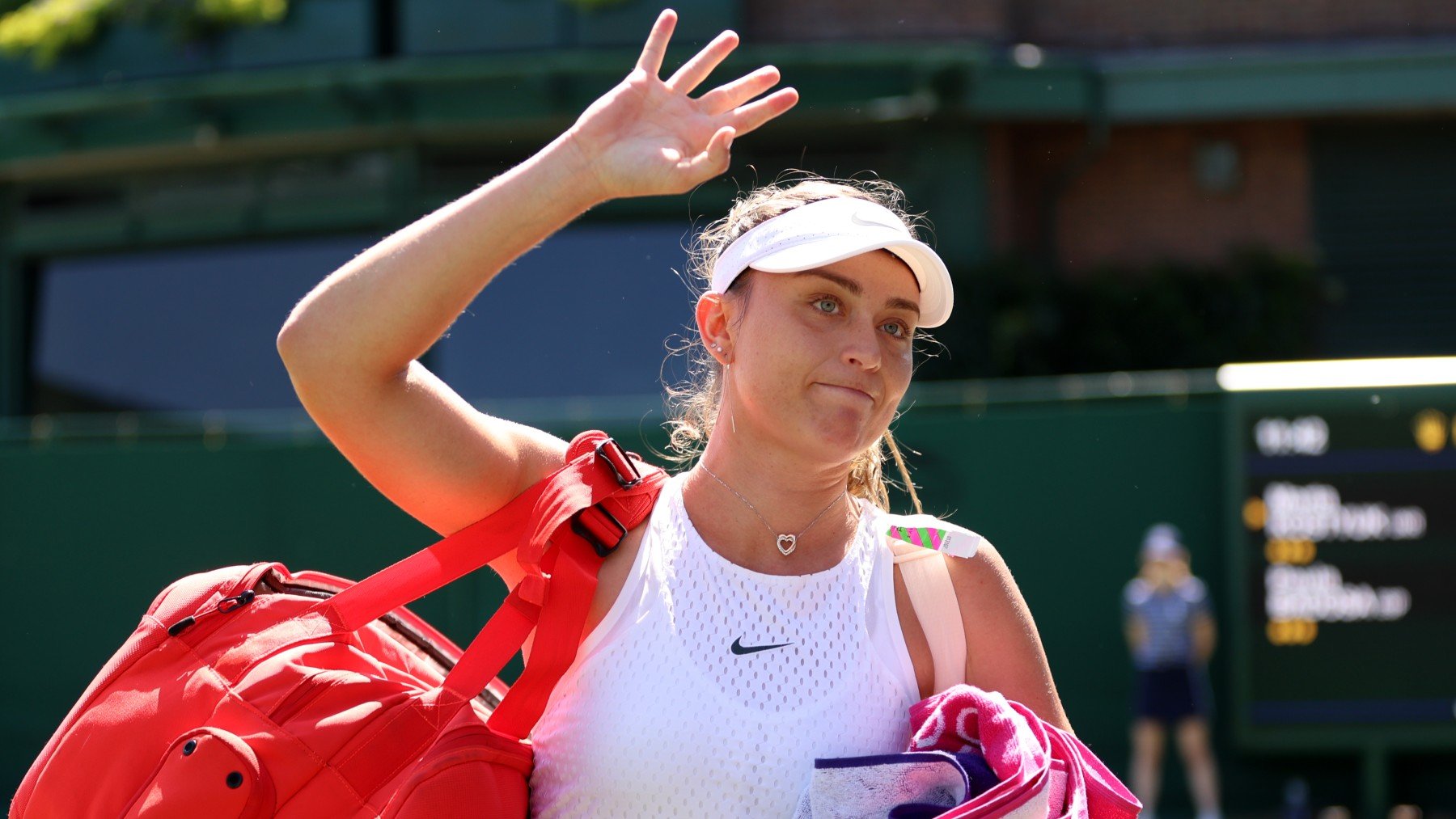 Paula Badosa dice adiós tras retirarse de Wimbledon. (Getty)