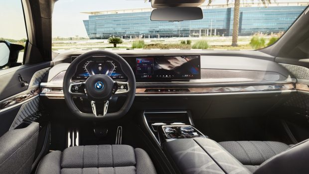 Interior del BMW i7 M70 xDrive