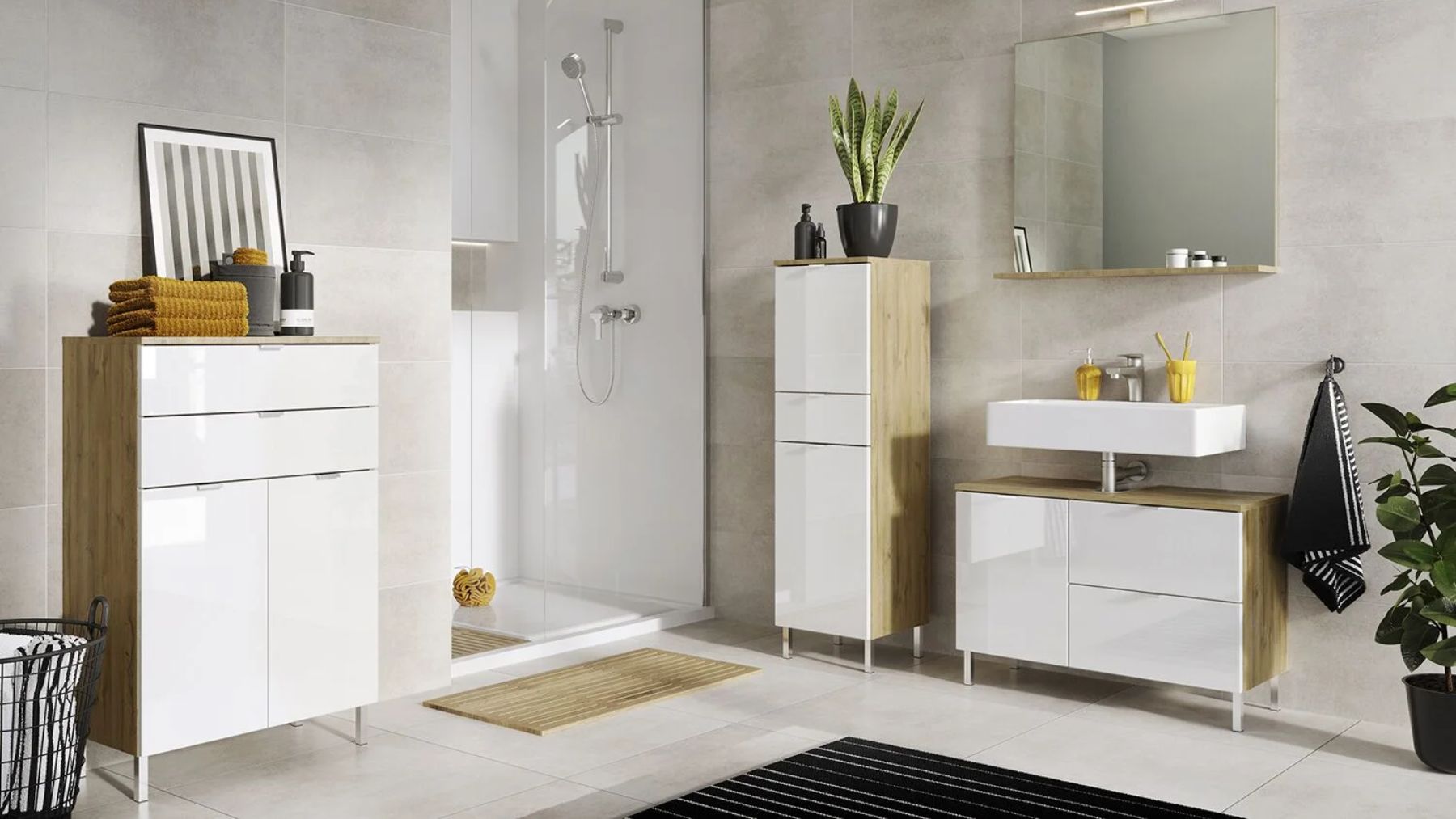 El mueble de baño auxiliar que todos los baños necesitan lo tiene Lidl con  una rebaja de 300 euros
