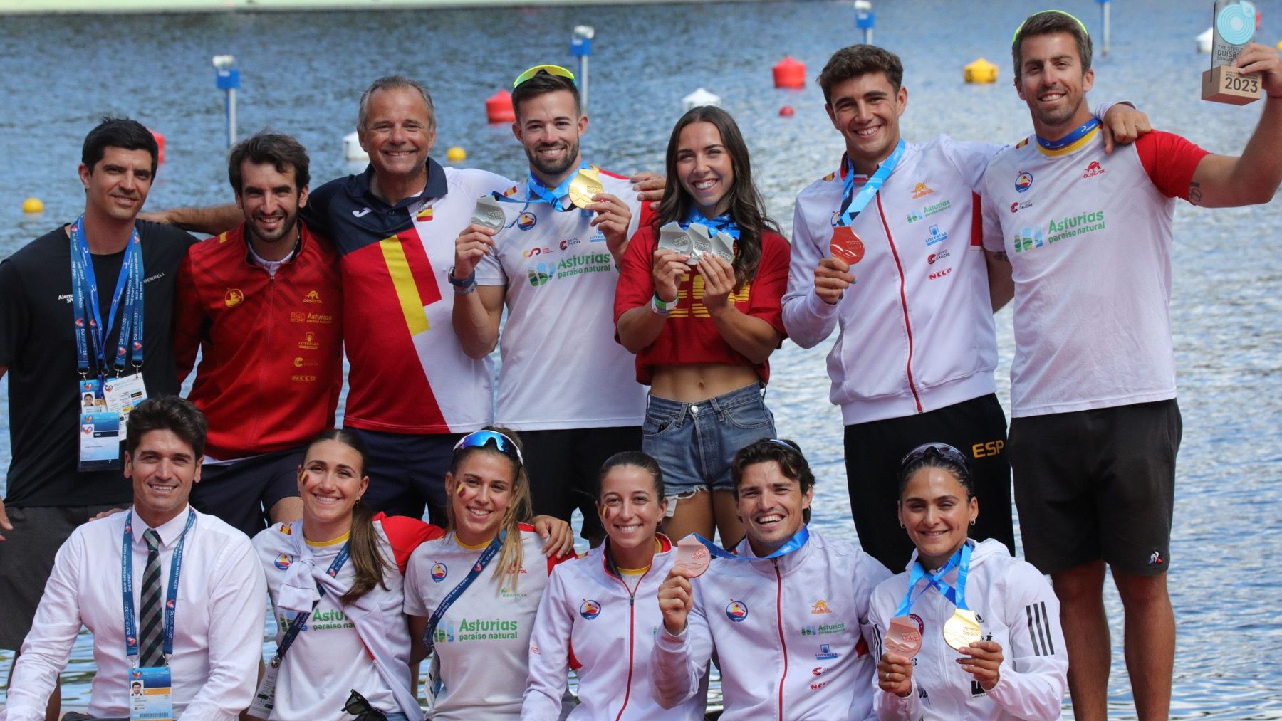 Imagen de los medallistas