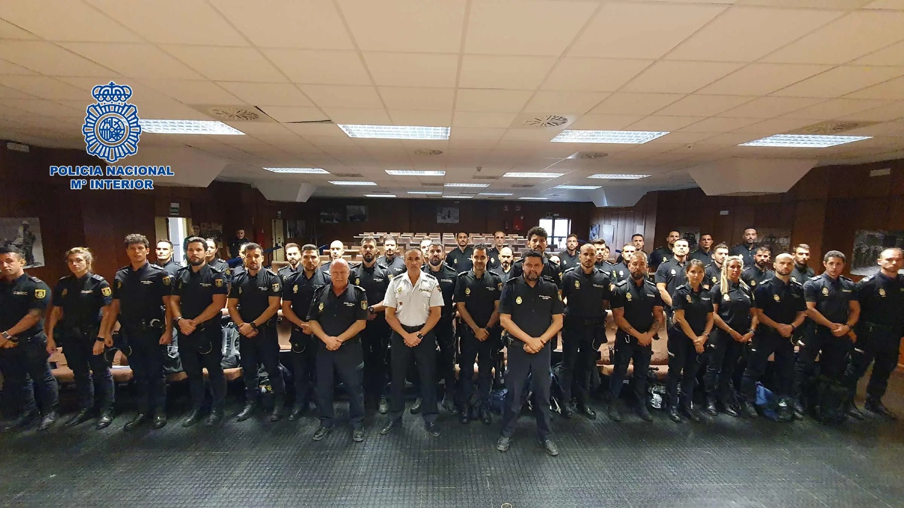 Nuevos agentes que se incorporan a la plantilla de la Policía Nacional en Sevilla (CNP).