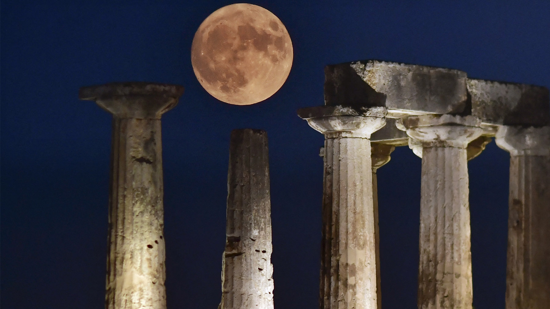 superluna super luna Apolo Grecia