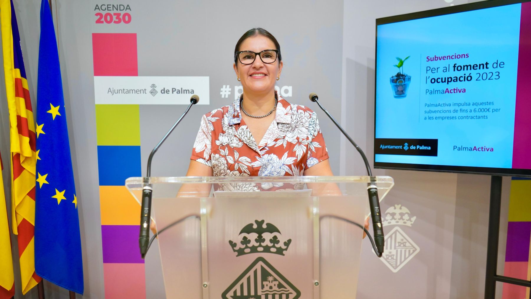 La concejala de Economía y Comercio del Ayuntamiento de Palma, Lupe Ferrer.