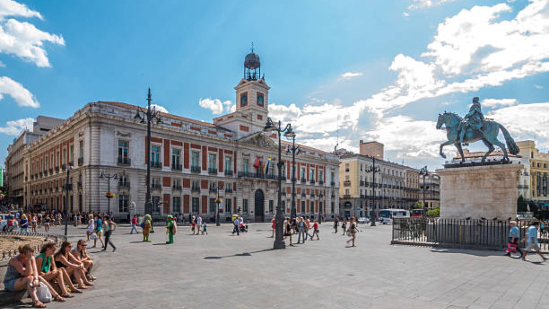 Puerta del Sol de Madrid.