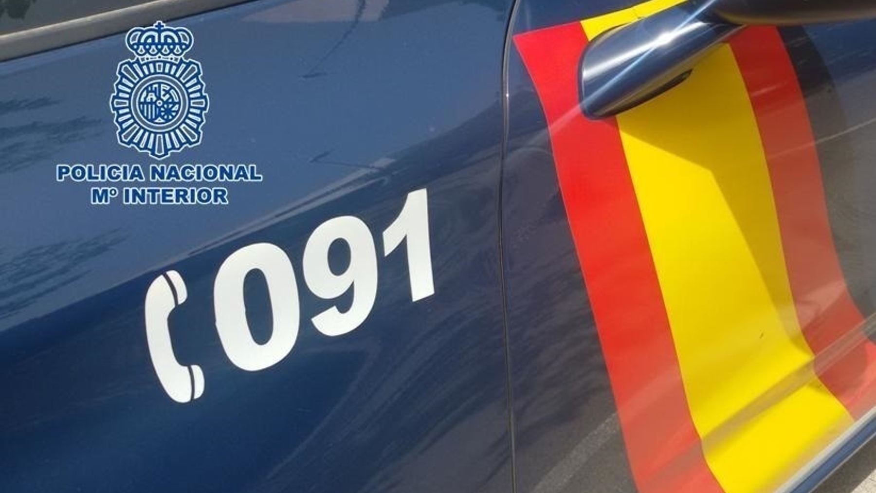 Vehículo de la Policía Nacional (CNP).
