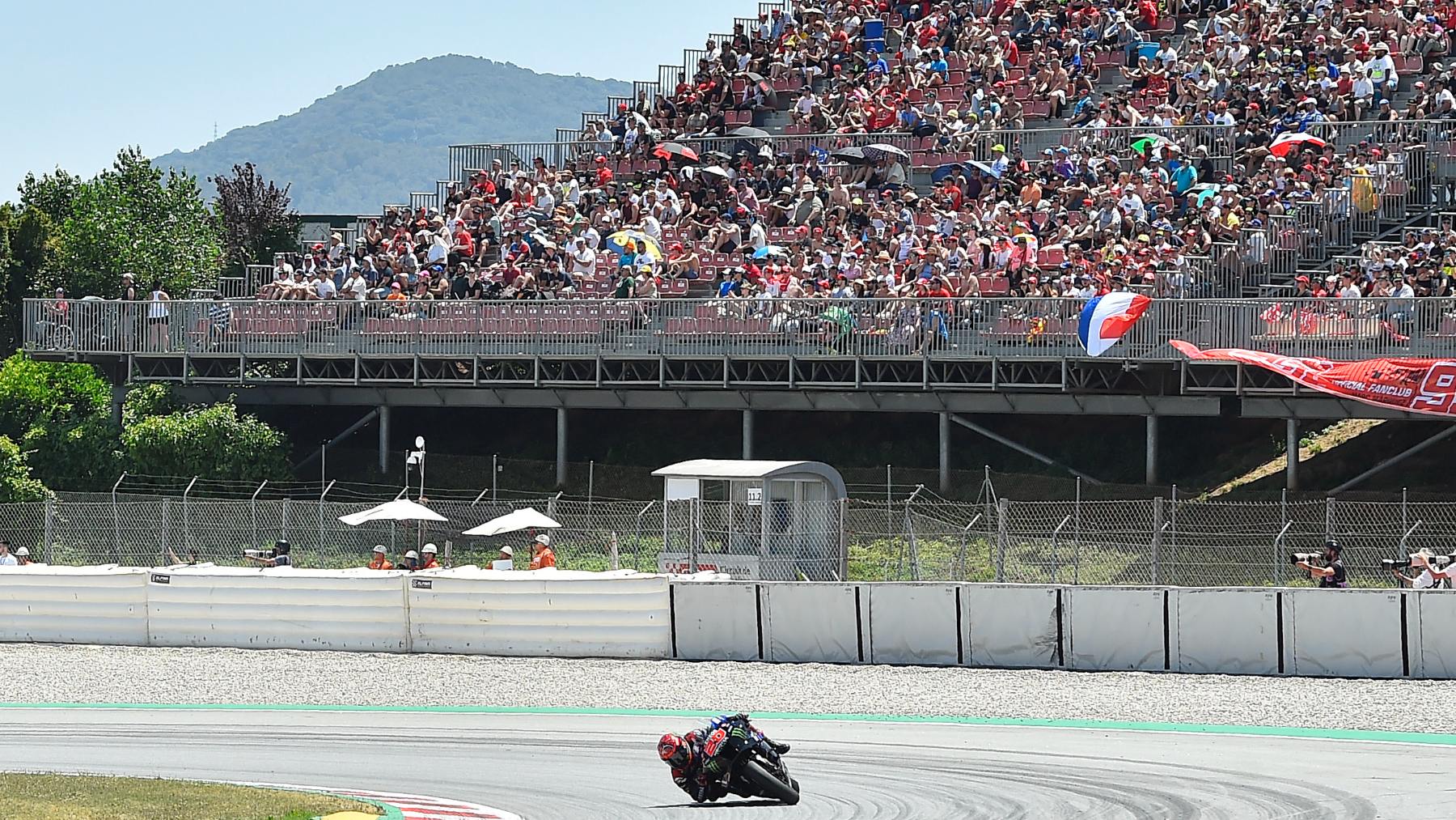 Imagen del circuito de Montmeló en el Gran Premio de 2022. (AFP)