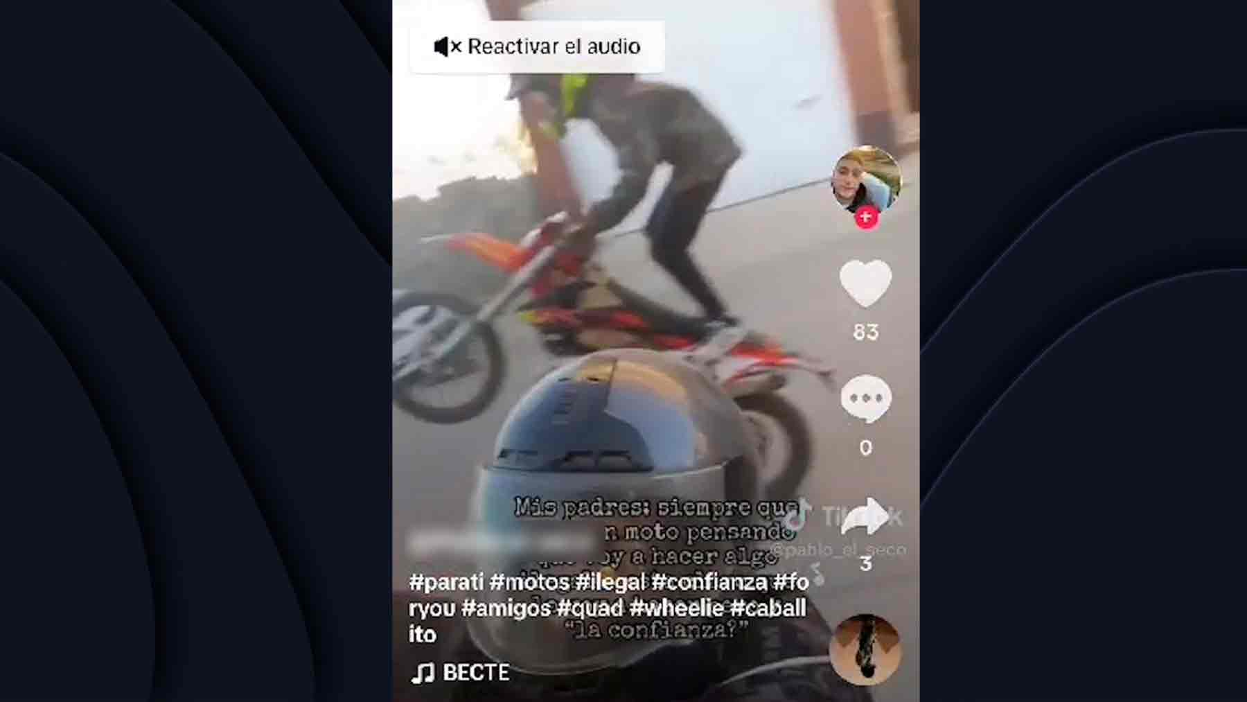 La Guardia Civil detiene a un motorista tras identificarle en los vídeos que publicaba en las redes