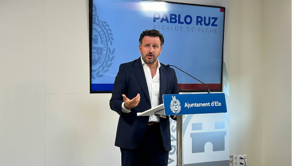El alcalde de Elche el ‘popular’ Pablo Ruz.