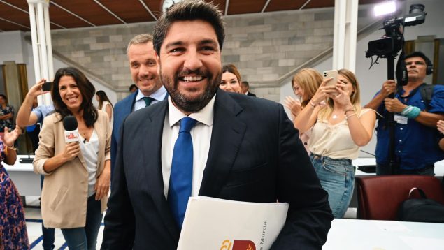 López Miras celebra el pacto con Vox que permitirá un Gobierno «fuerte y estable» en Murcia