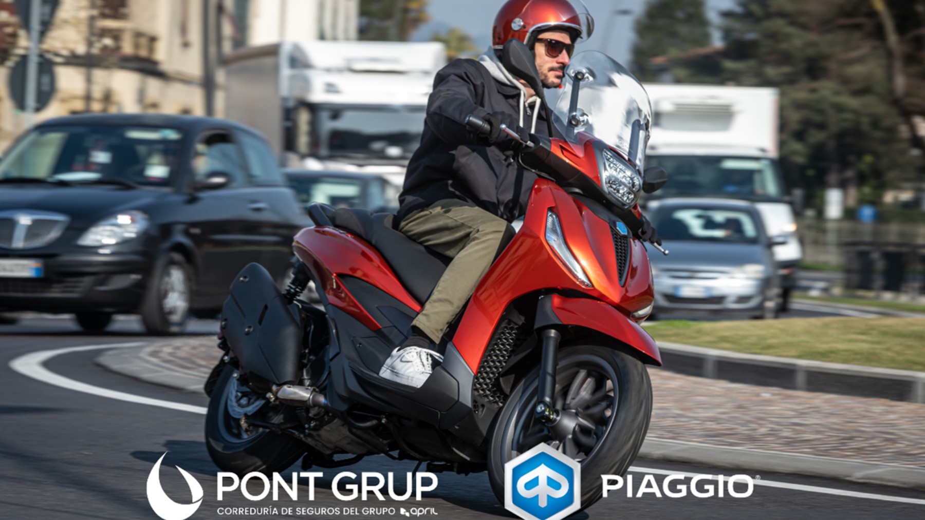 Pont Grup se alía con Piaggio en España y será el seguro oficial del grupo italiano.