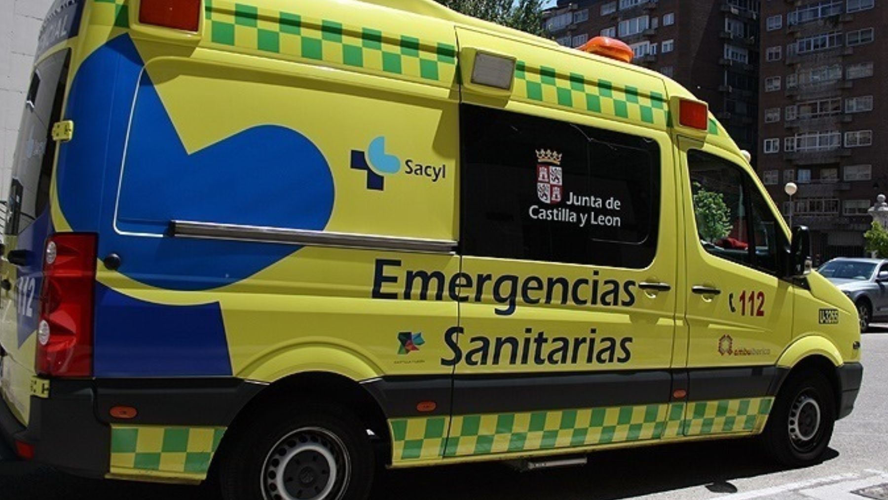 Una ambulancia de Emergencias de Castilla y León.