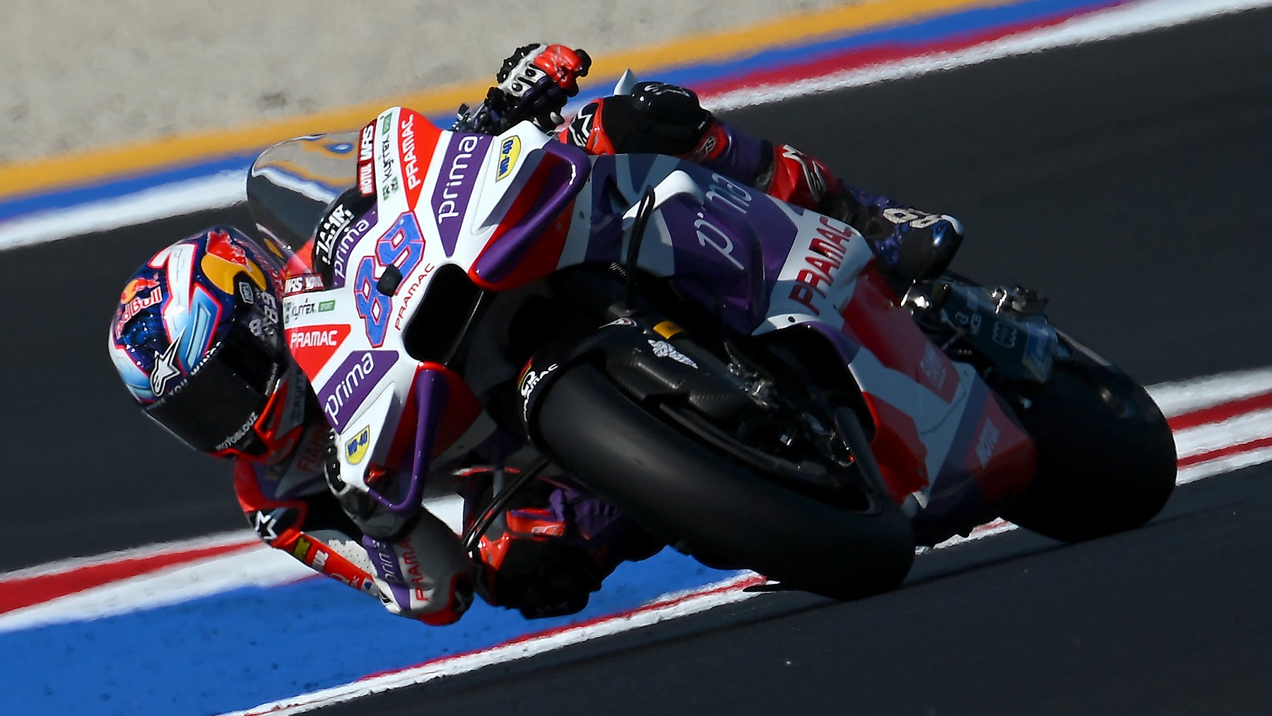 Jorge Martín, durante el GP de San Marino de MotoGP. (AFP)