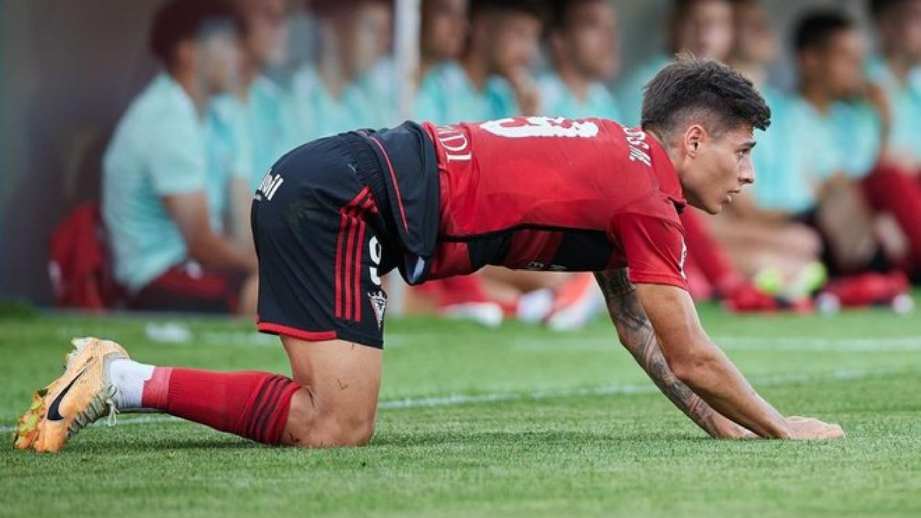 Carlos Martín, con el Mirandés